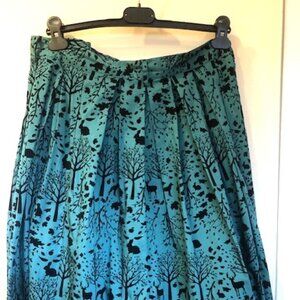 HELL BUNNY Woodland Skirt  Size Large NWT